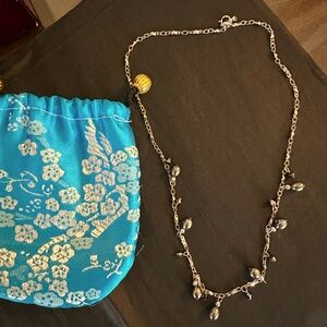 Hawaiian black pearl necklace